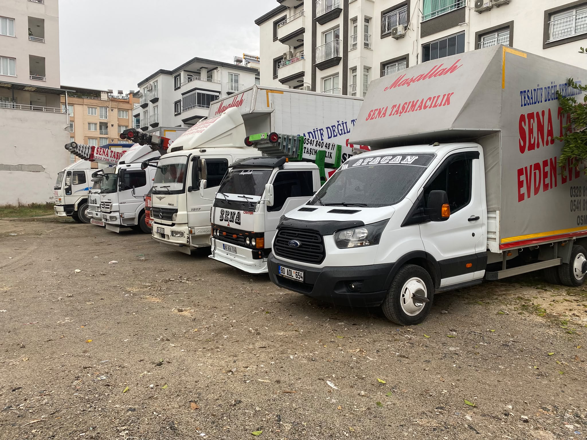 Sena Taşımacılık güvenli nakliyat filosu